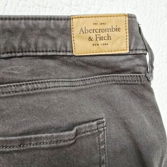 Abercrombie & Fitch Women's Neutral Jegging Jeans Grey Lightweight Denim Size 6 - Picture 5 of 13